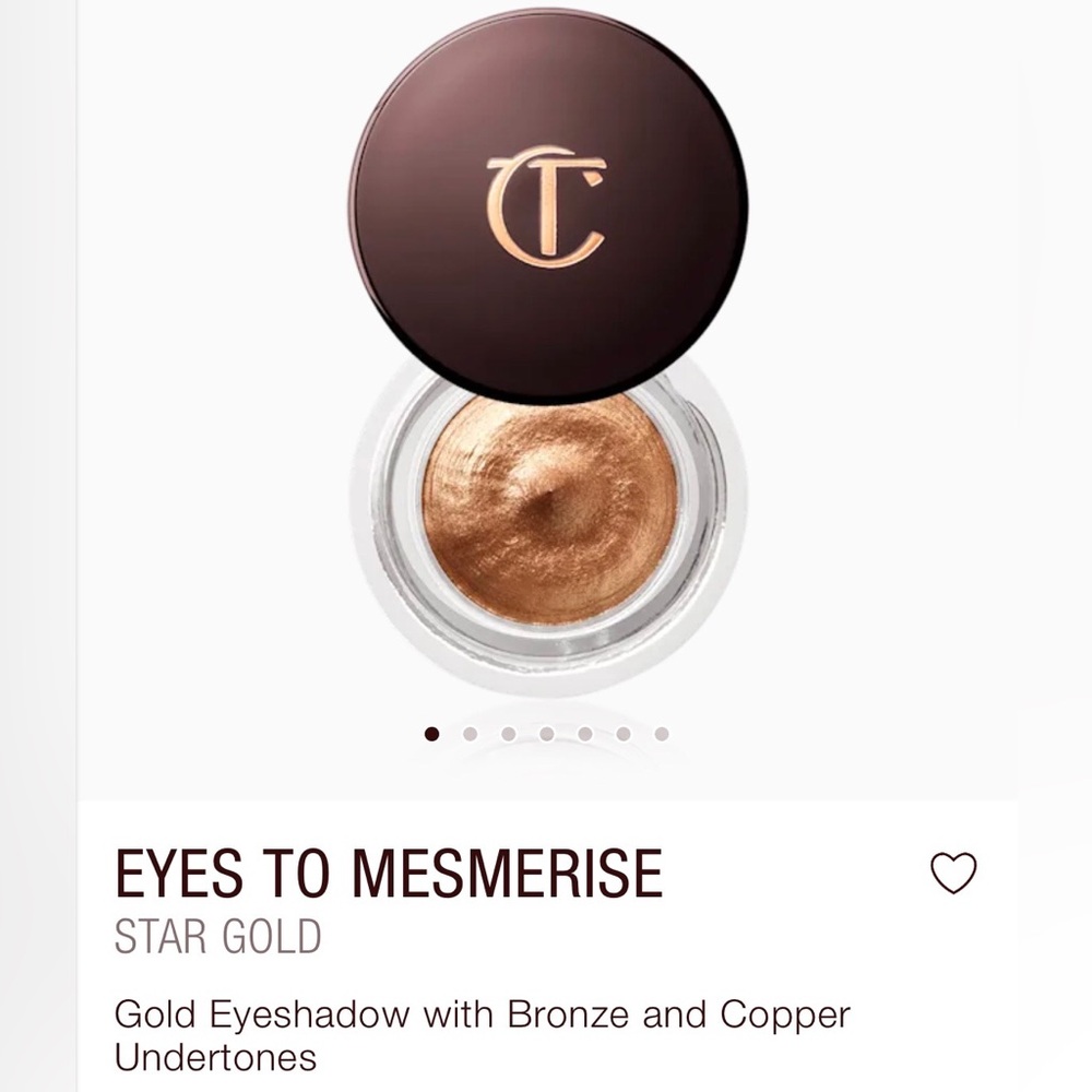 Charlotte Tilbury Bronze & Copper Eyeshadow with Metallic Finish